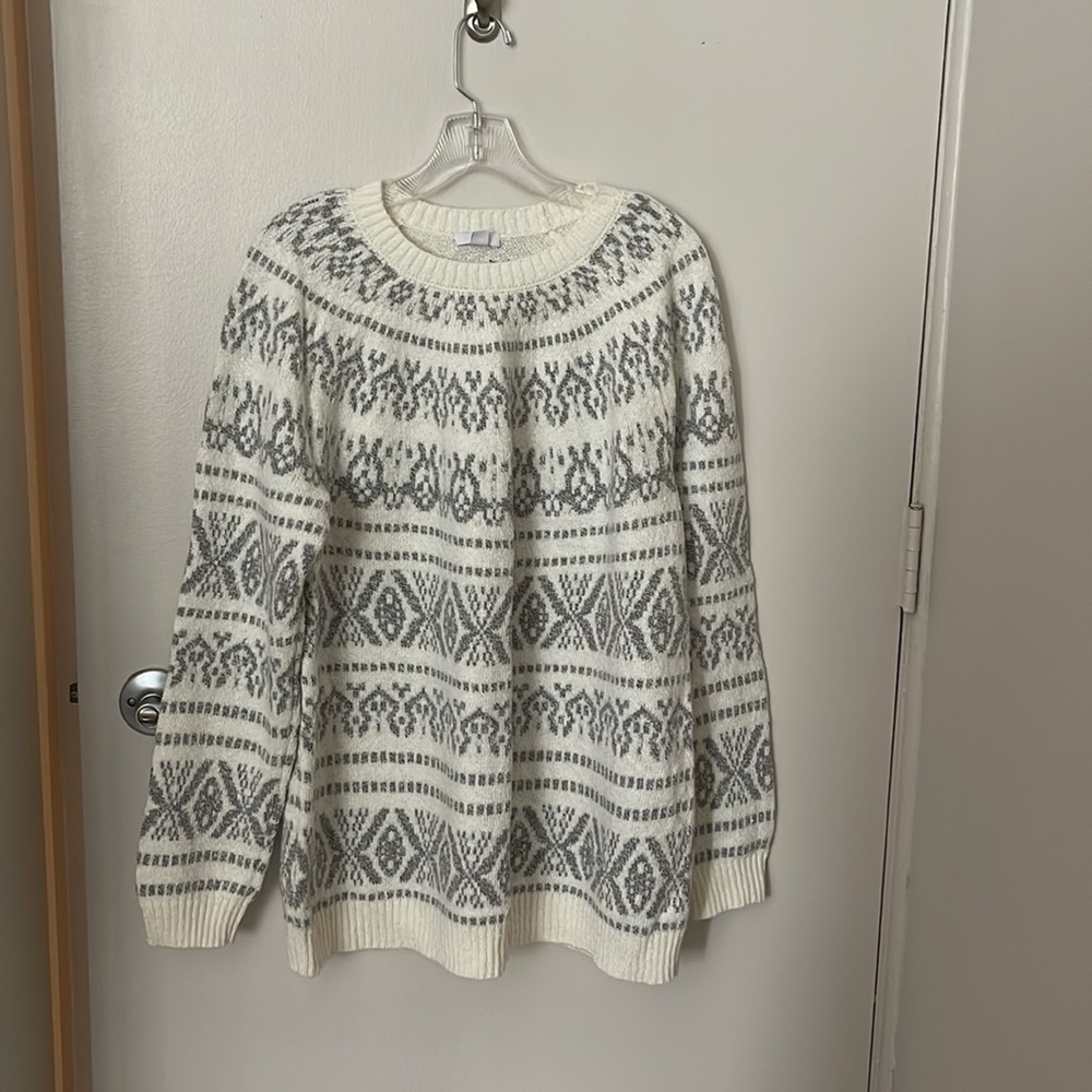 JJill Alpine sweater (soft!) Size XL Tall